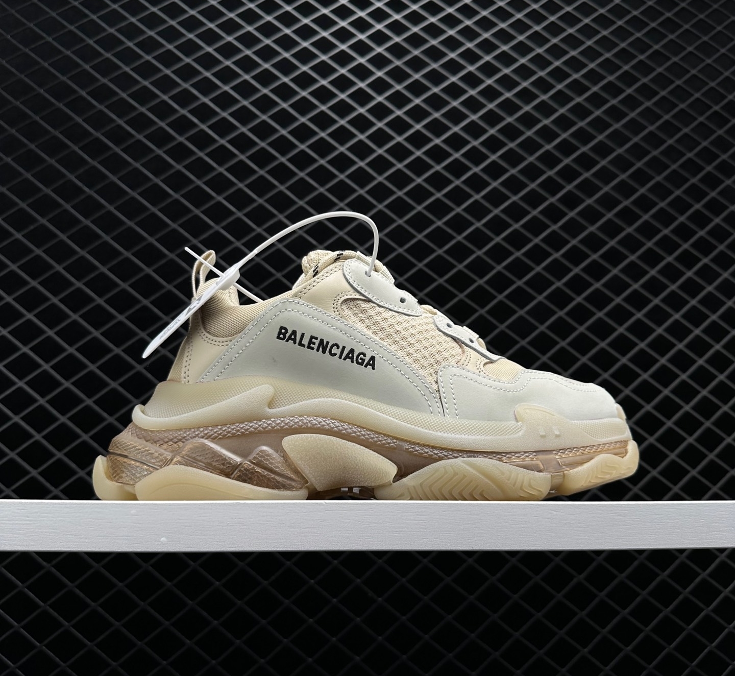 Balenciaga Triple S Clear Sole Ivory Trainer